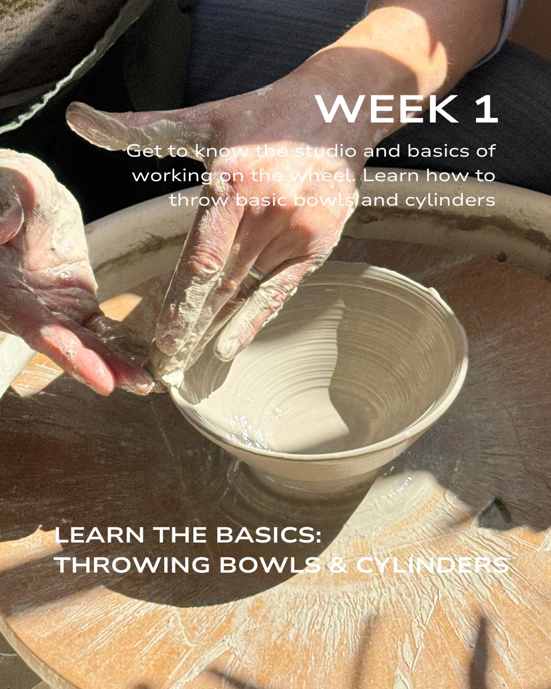 GROUP 4 WEEK WHEEL THROWING COURSE
