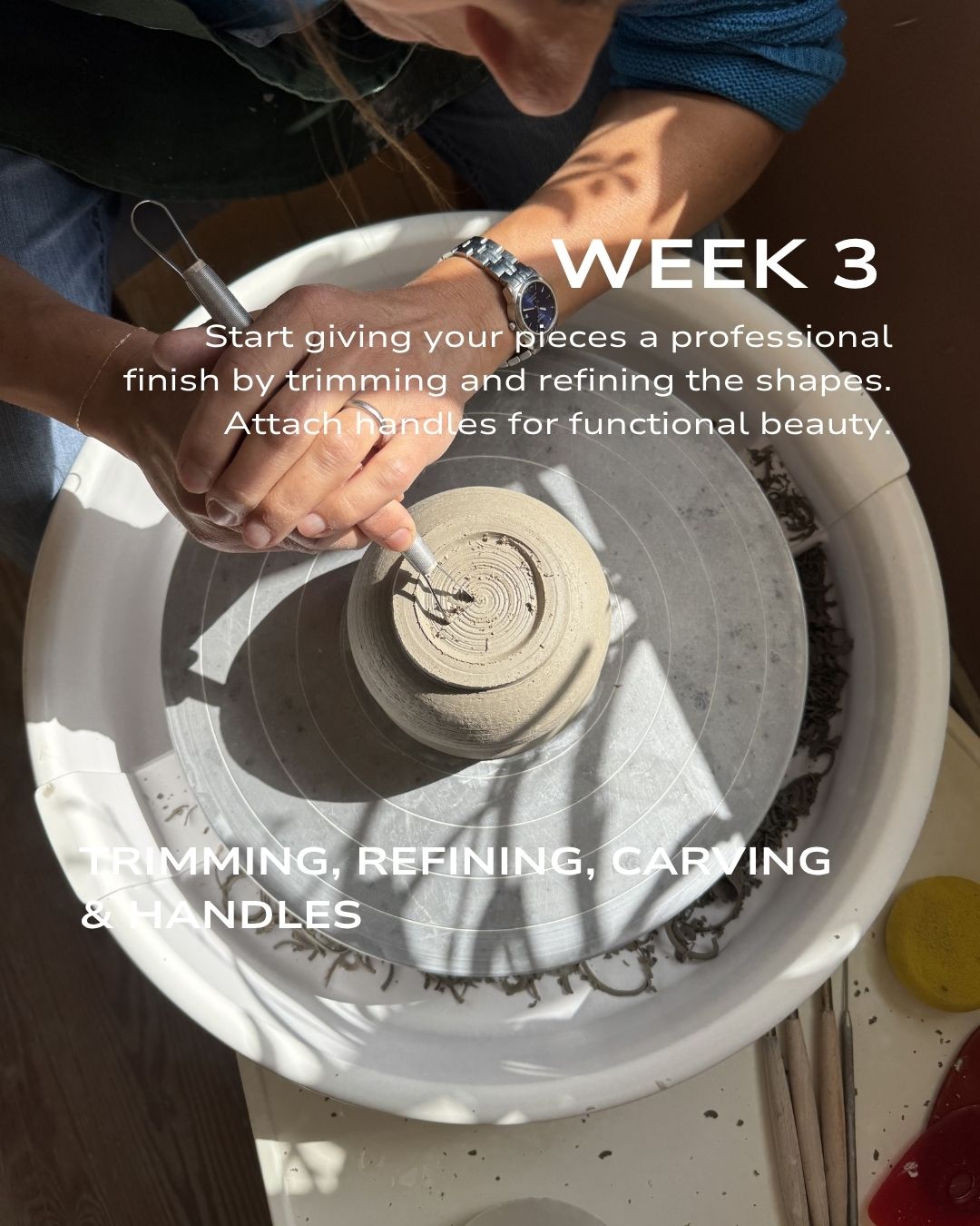 GROUP 4 WEEK WHEEL THROWING COURSE