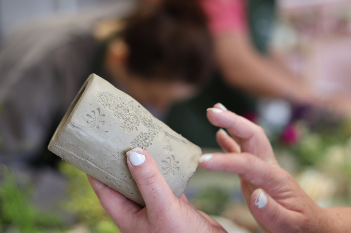 SUMMER PRESSED FLOWER POTTERY