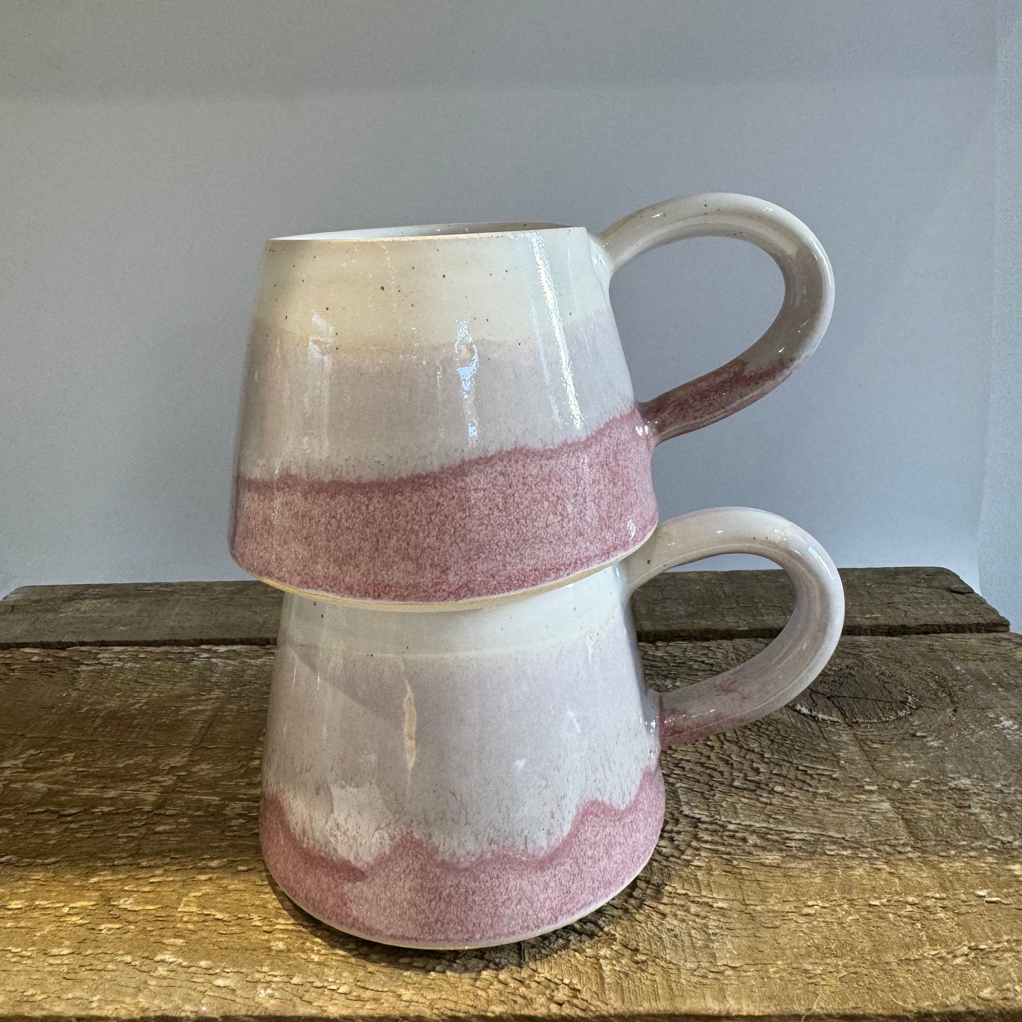 Pink Coned Mugs