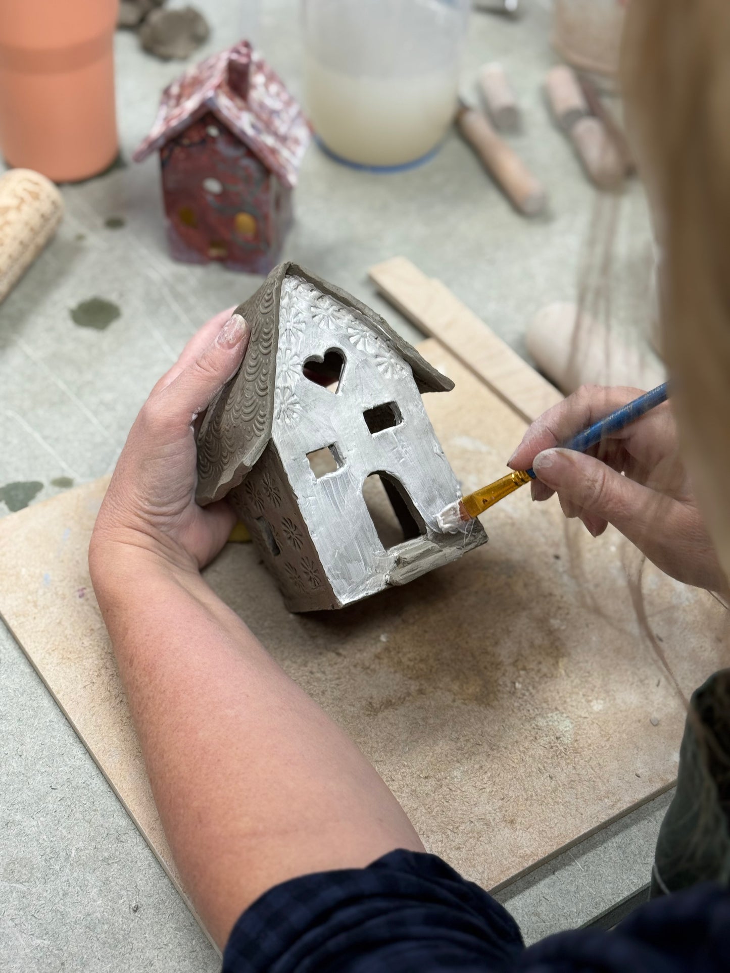 CHRISTMAS TEALIGHT HOUSES