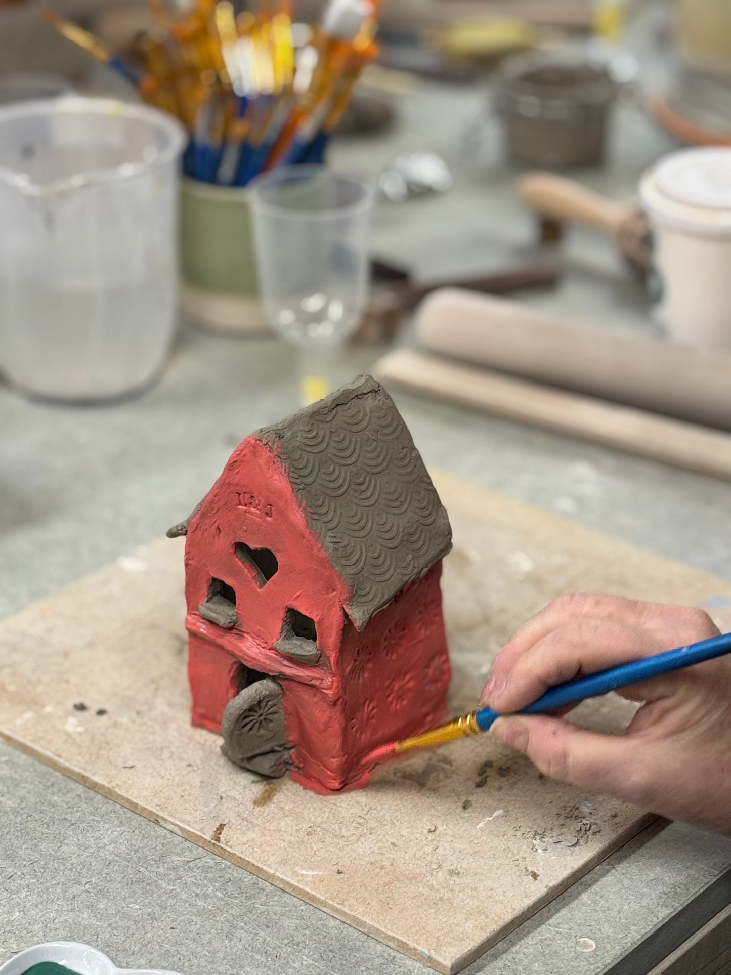CHRISTMAS TEALIGHT HOUSES