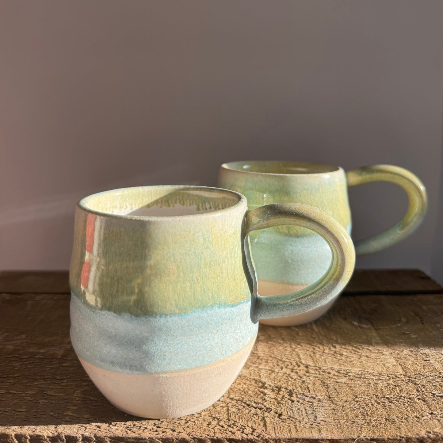 Large Blue/Green Mugs