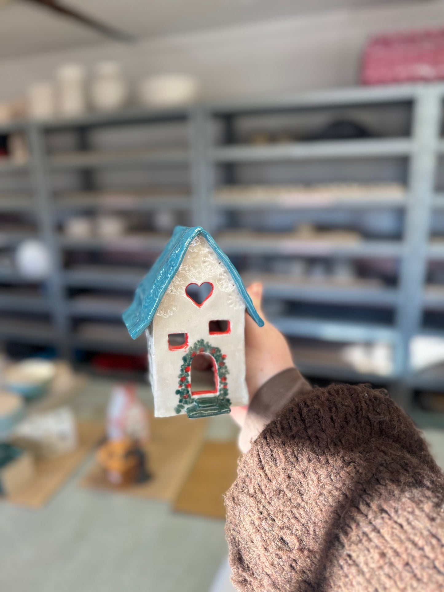 CHRISTMAS TEALIGHT HOUSES
