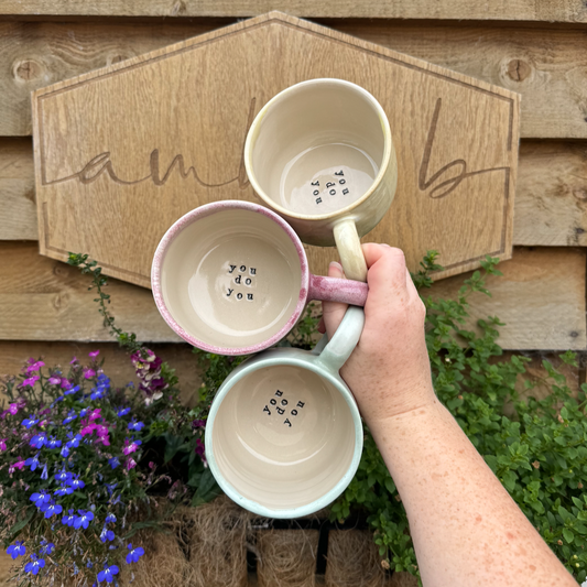 'YOU DO YOU' Stamped mugs